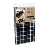  WAISE- Thảm nhà bếp Fuka Fuka màu đen 45X185cm 