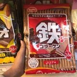  HAMADA- Bánh xốp bsung collagen, sắt vị cacao 36c 