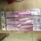 KAI - Set 3 dao cạo lông mày lưỡi đơn thân nhựa