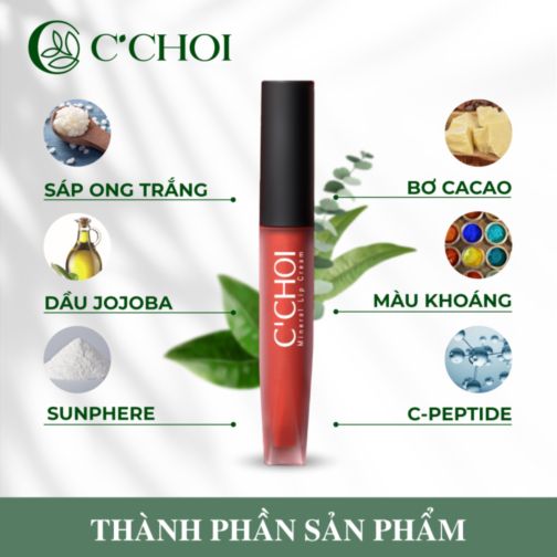 LĐ - SON KEM KHOÁNG - MINERAL LIP CREAM