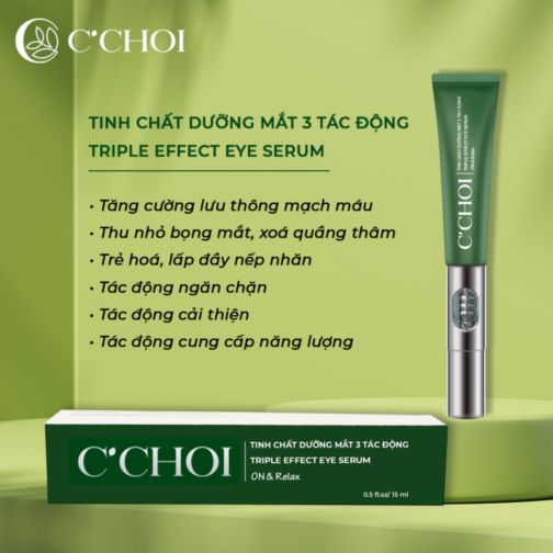 LĐ - TINH CHẤT DƯỠNG MẮT 3 TÁC ĐỘNG TRIPLE EFFECT EYE SERUM