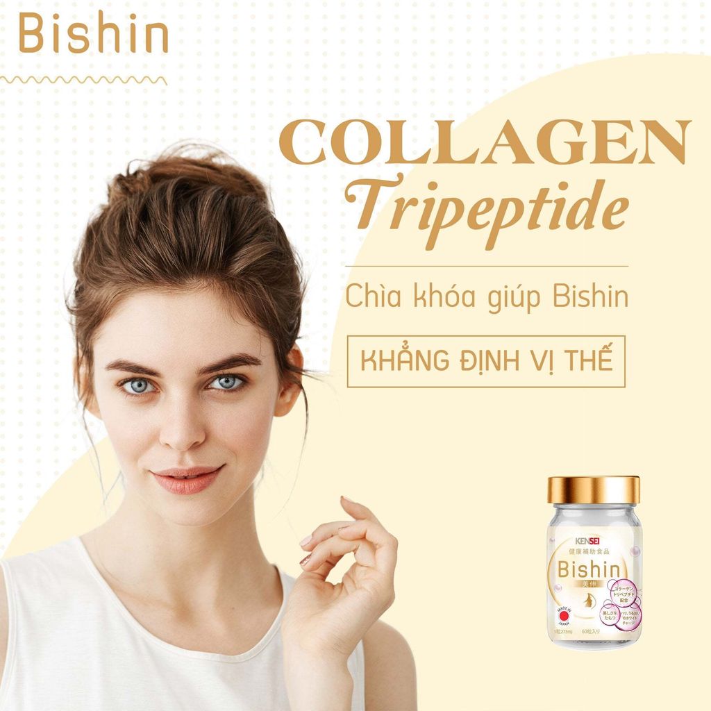 TPCN - BISHIN - VIÊN UỐNG TRIPEPTIDE COLLAGEN NHẬT BẢN