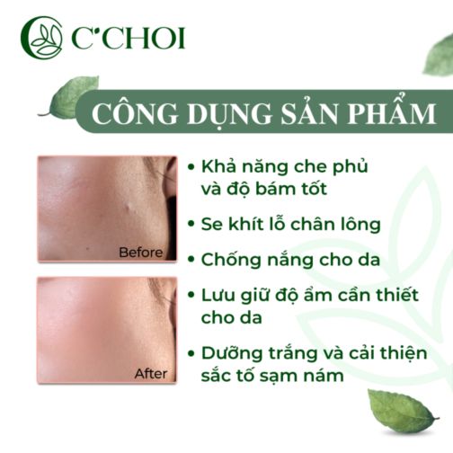LĐ - Lõi Phấn Nước C'Choi Herbal DD Cushion 15g, SPF 50