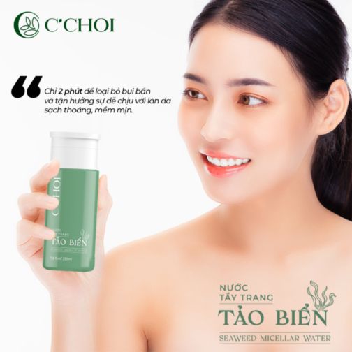 LĐ - NƯỚC TẨY TRANG TẢO BIỂN  SEAWEED MICELLAR WATER