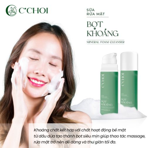 LĐ -  SỮA RỬA MẶT BỌT KHOÁNG  MINERAL FOAM CLEANSER