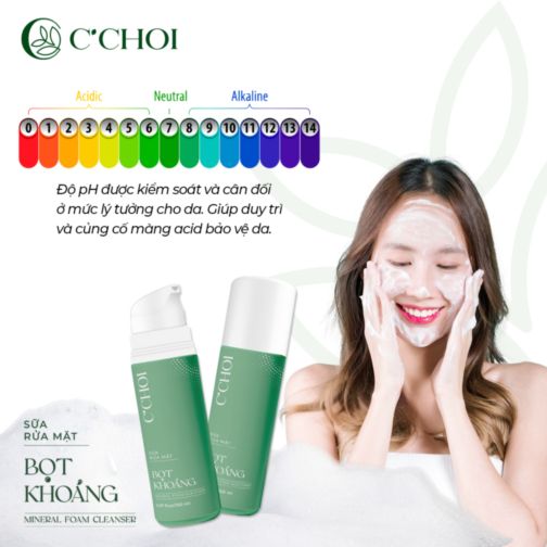 LĐ -  SỮA RỬA MẶT BỌT KHOÁNG  MINERAL FOAM CLEANSER