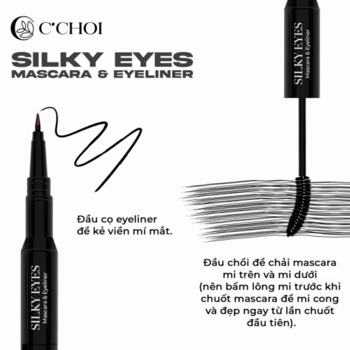 LĐ - GEL CHUỐT MI & KẺ MẮT TỰ NHIÊN  SILKY EYES - MASCARA & EYELINER