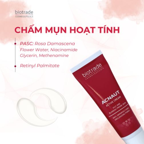 LĐ - Kem chấm mụn hoạt tính BIOTRADE ACNAUT ACTIVE CREAM
