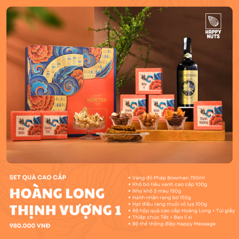 GQ - HỘP QUÀ TẾT HOÀNG LONG THỊNH VƯỢNG 1