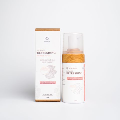  Dung dịch vệ sinh Muối Hồng & Trầu Không 100ml - Intimate Refreshing Bubble Foam 