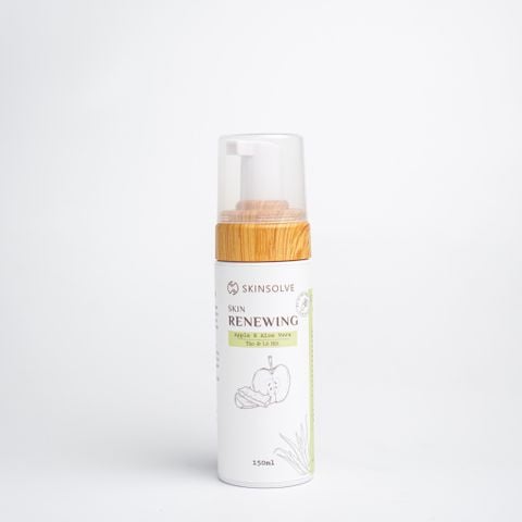  Sữa rửa mặt tạo bọt thanh lọc và làm sạch sâu da từ Táo & Lô Hội 150ml - Skin Renewing Cleansing Foam (Apple & Aloe Vera) 
