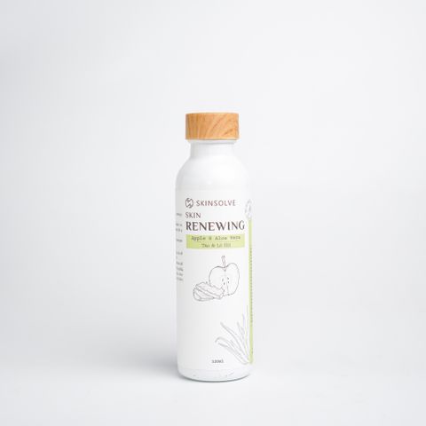  Dung dịch cân bằng độ ẩm thanh lọc và làm sạch sâu da từ Táo & Lô Hội 120ml - Skin Renewing Toner (Apple & Aloe Vera) 