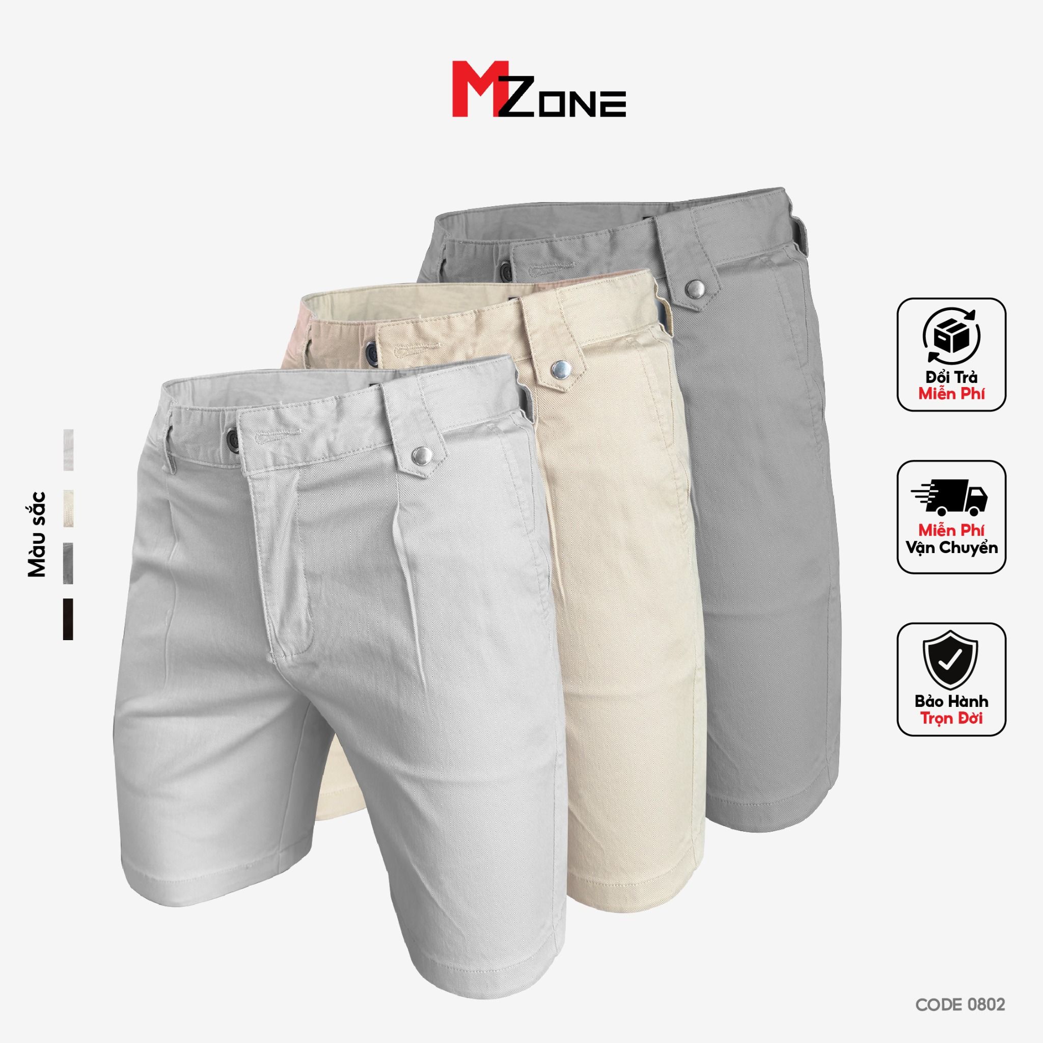  Quần Kaki Short  - 0802 