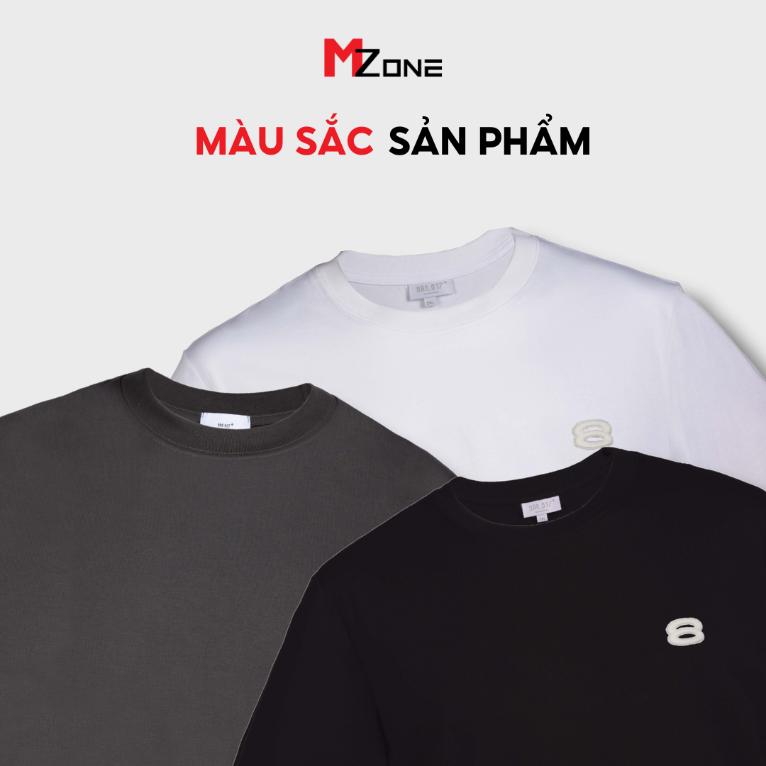  Áo thun nam MZONE VIETNAM Regularfit In Chữ - 2208 
