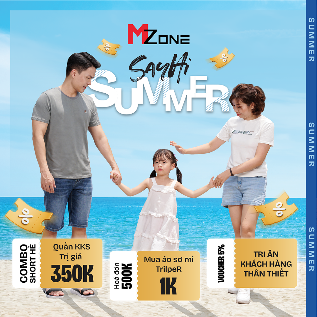  Áo thun nam MZONE VIETNAM Regularfit In Chữ - 2208 