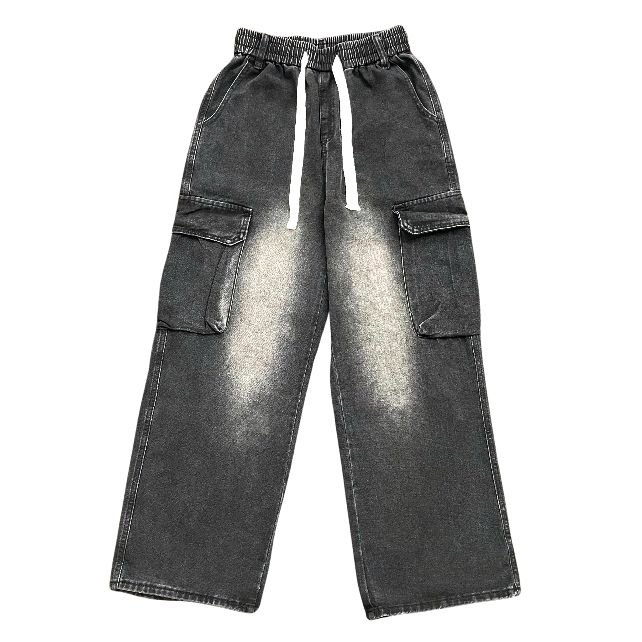  Quần Jeans Ống Rộng Túi Hộp - 9807 
