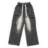 Quần Jeans Ống Rộng Túi Hộp - 9807