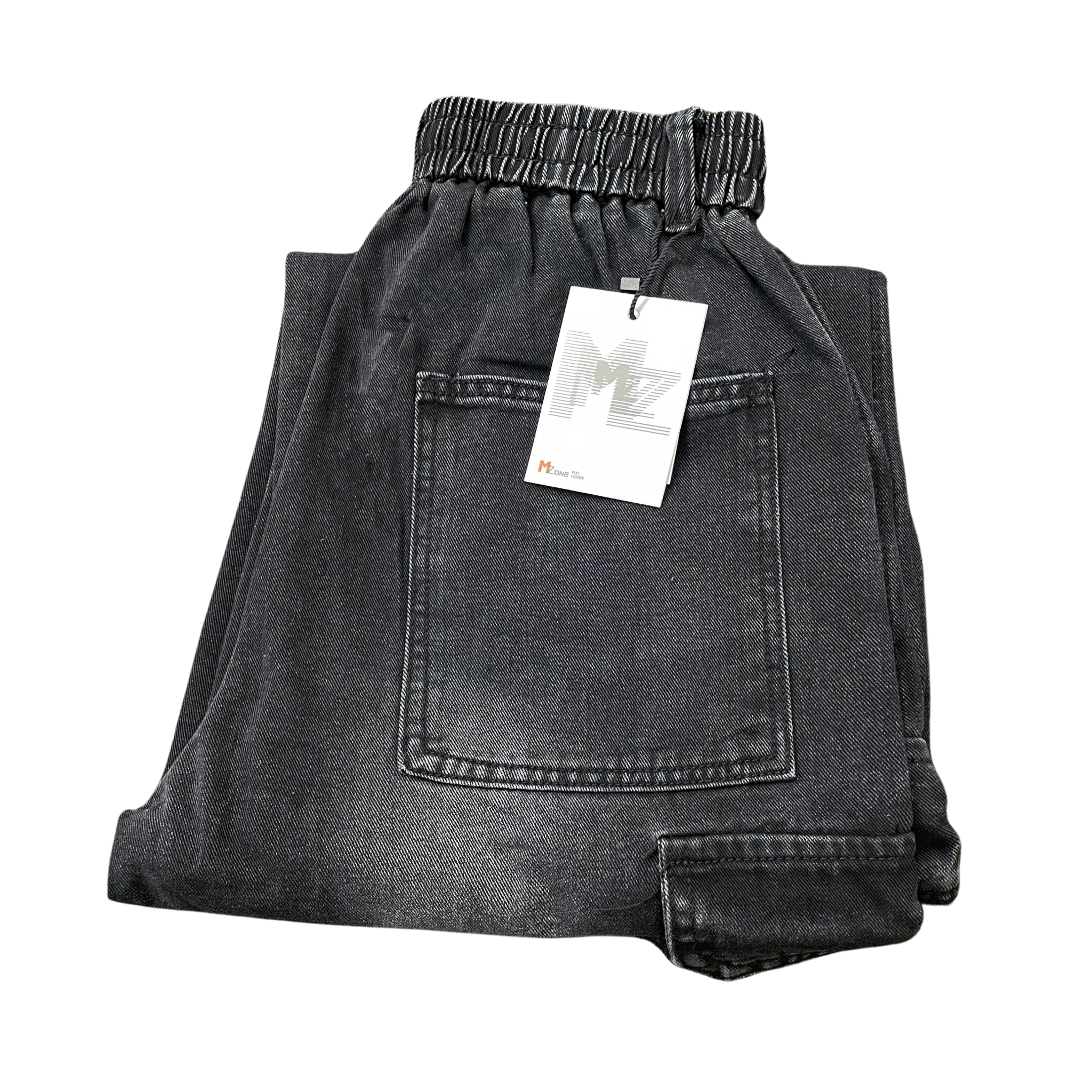  Quần Jeans Ống Rộng Túi Hộp - 9807 