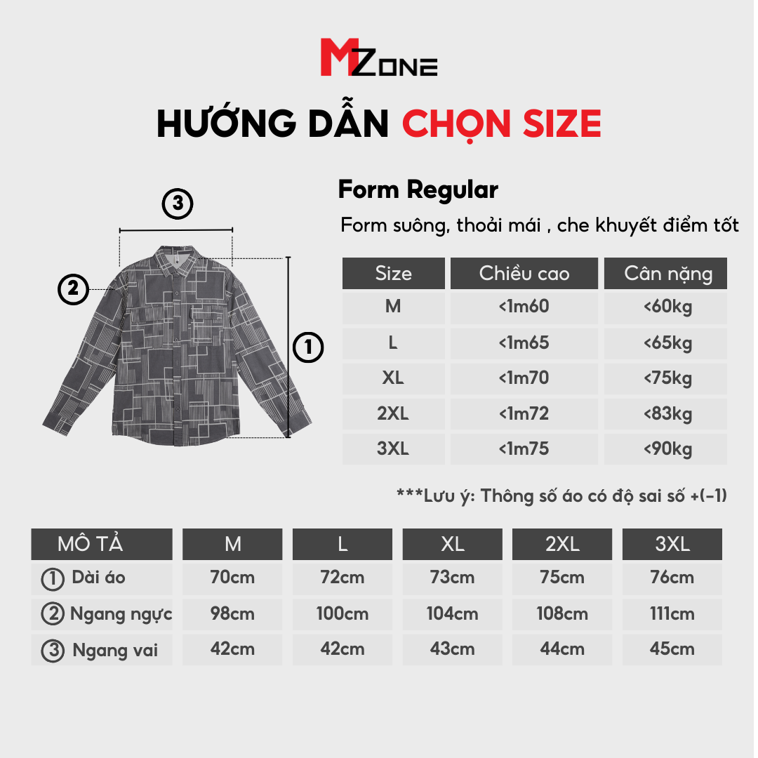  Sơ Mi Tay Dài - 6015 