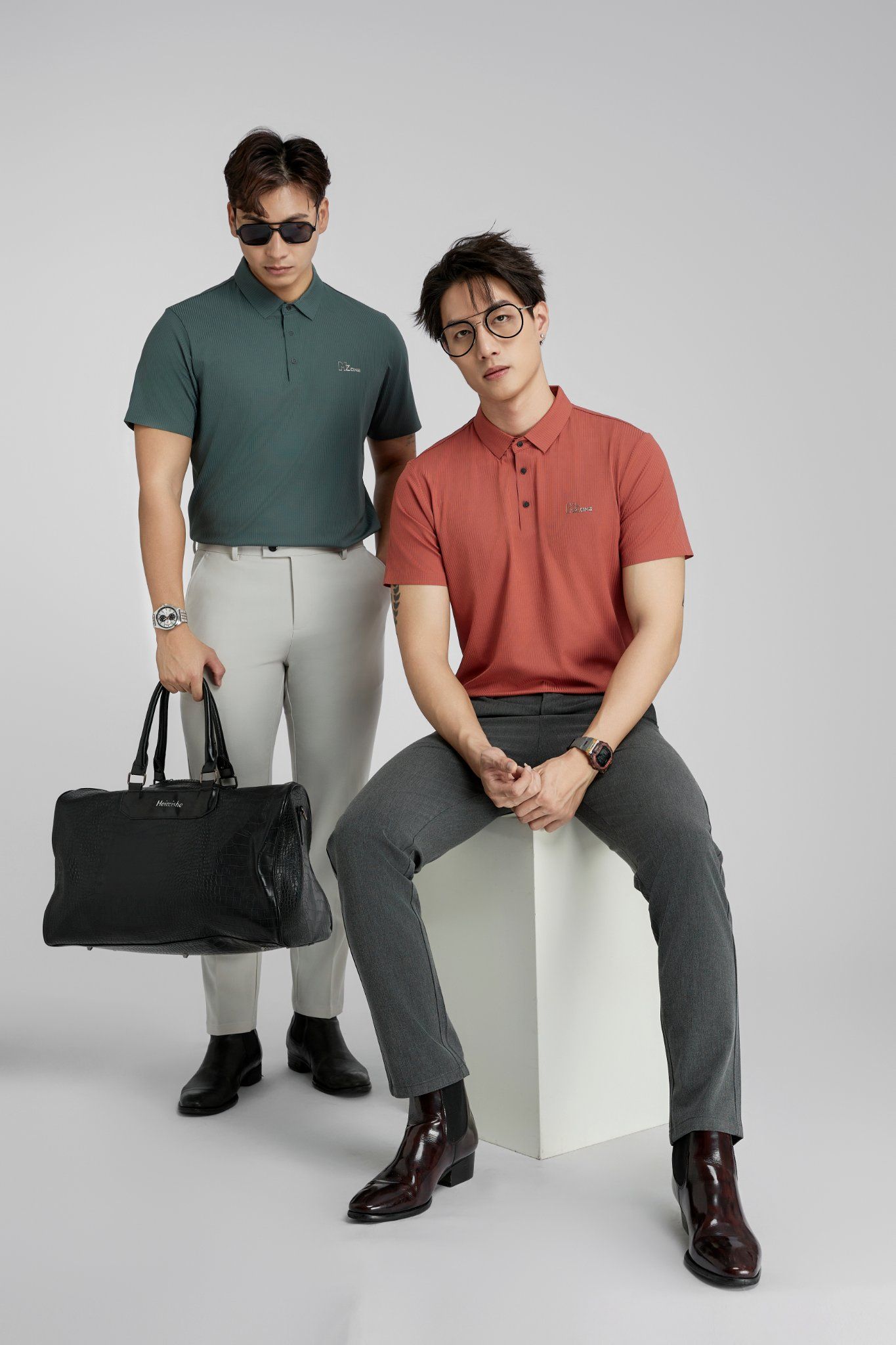  ÁO POLO SLIMFIT IN LOGO - MZ001 