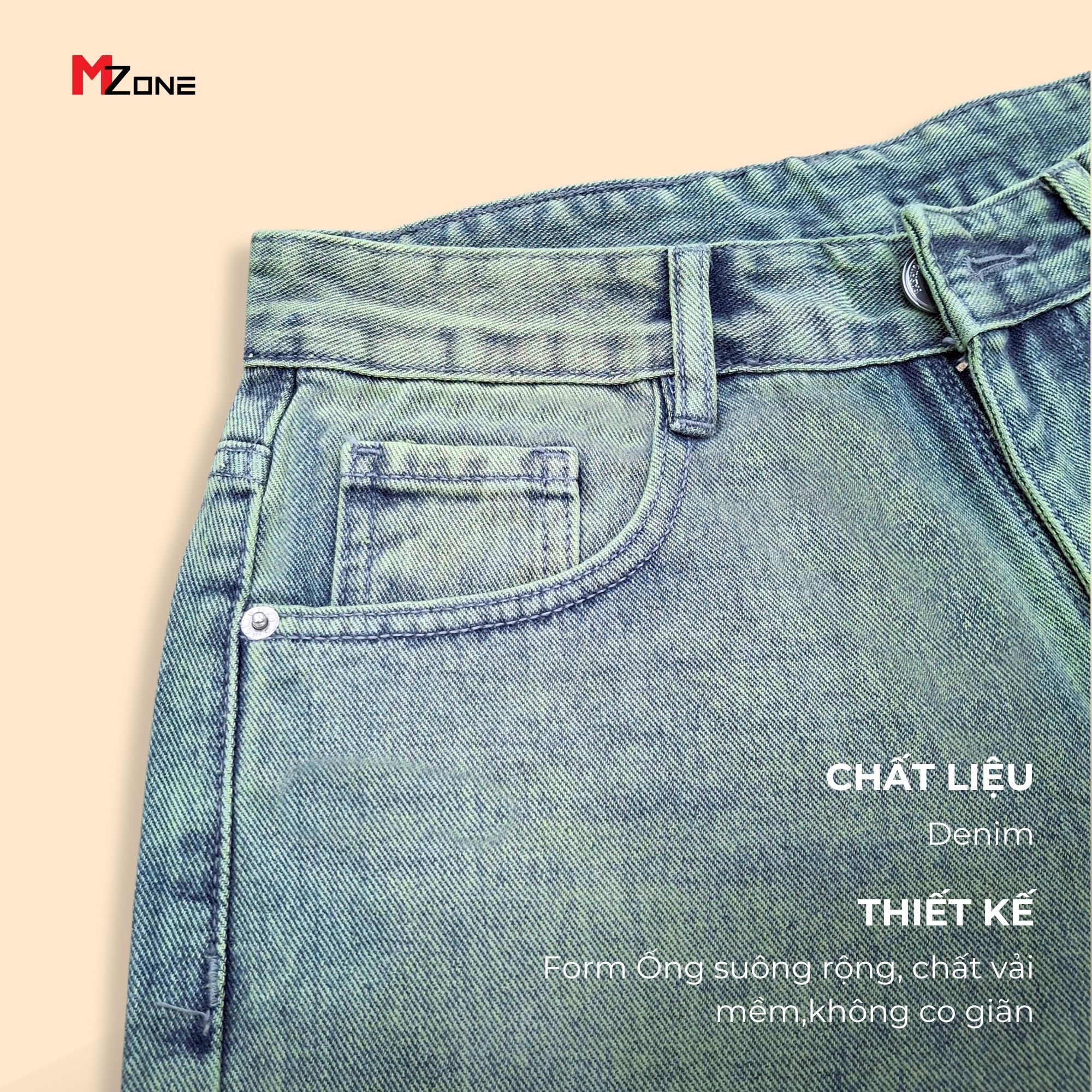  Quần Jeans Ống Rộng - V010 