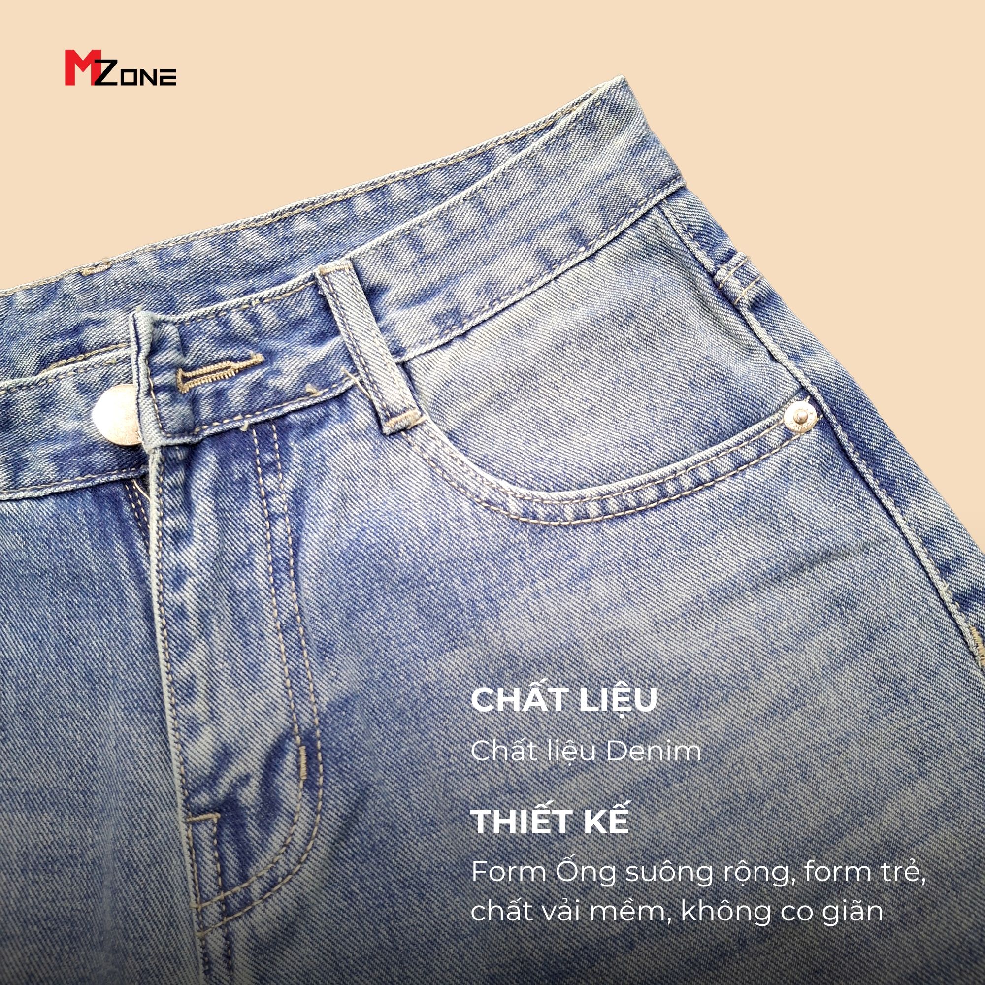  Quần Jeans Ống Rộng - V008 