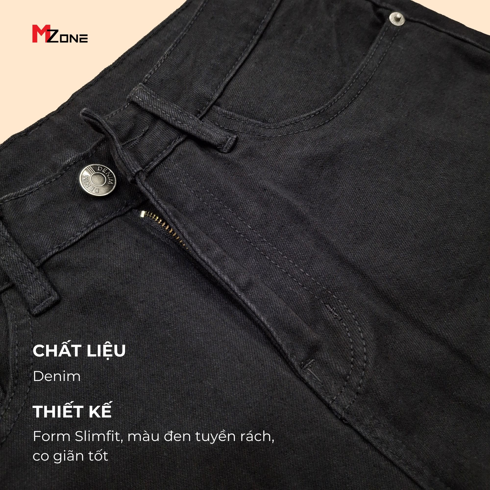  Quần Jeans Slim Fit - 2093-1 