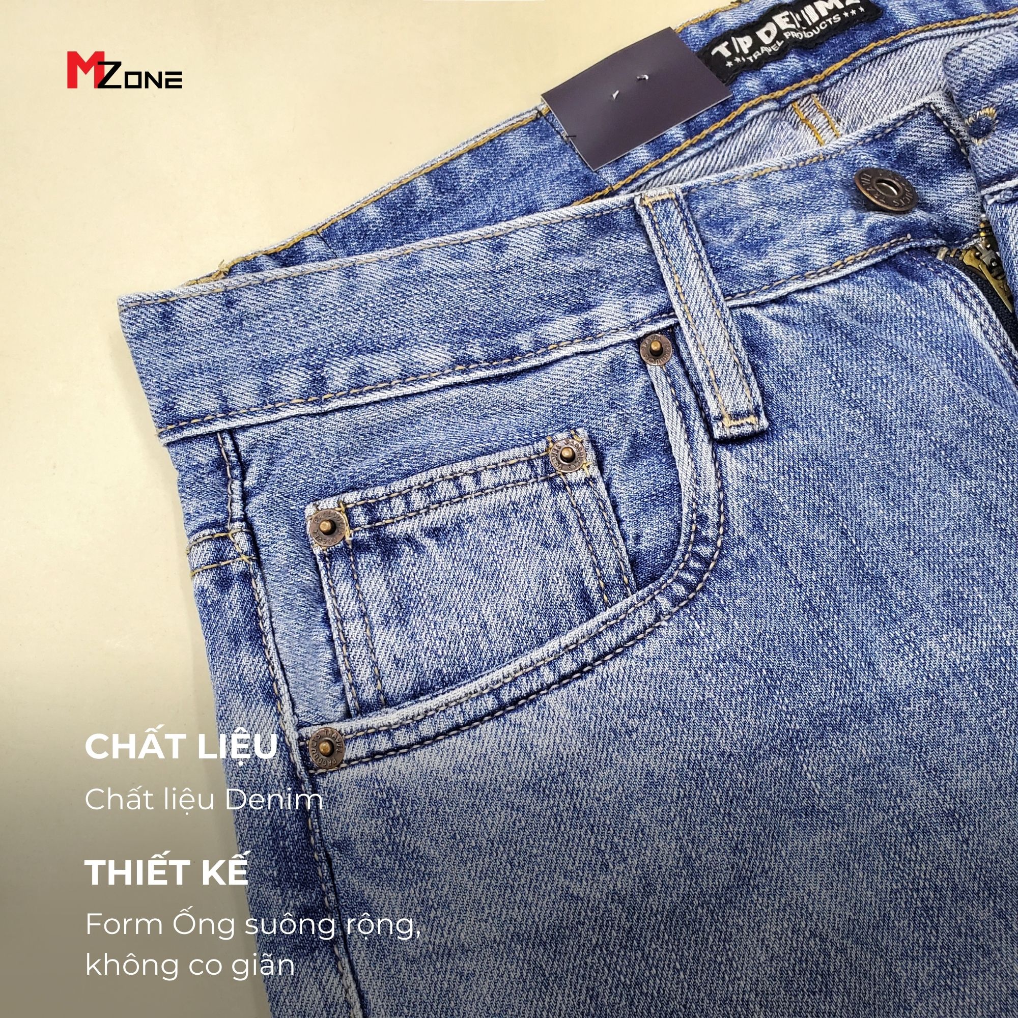  Quần Jeans Ống Rộng - 4124 