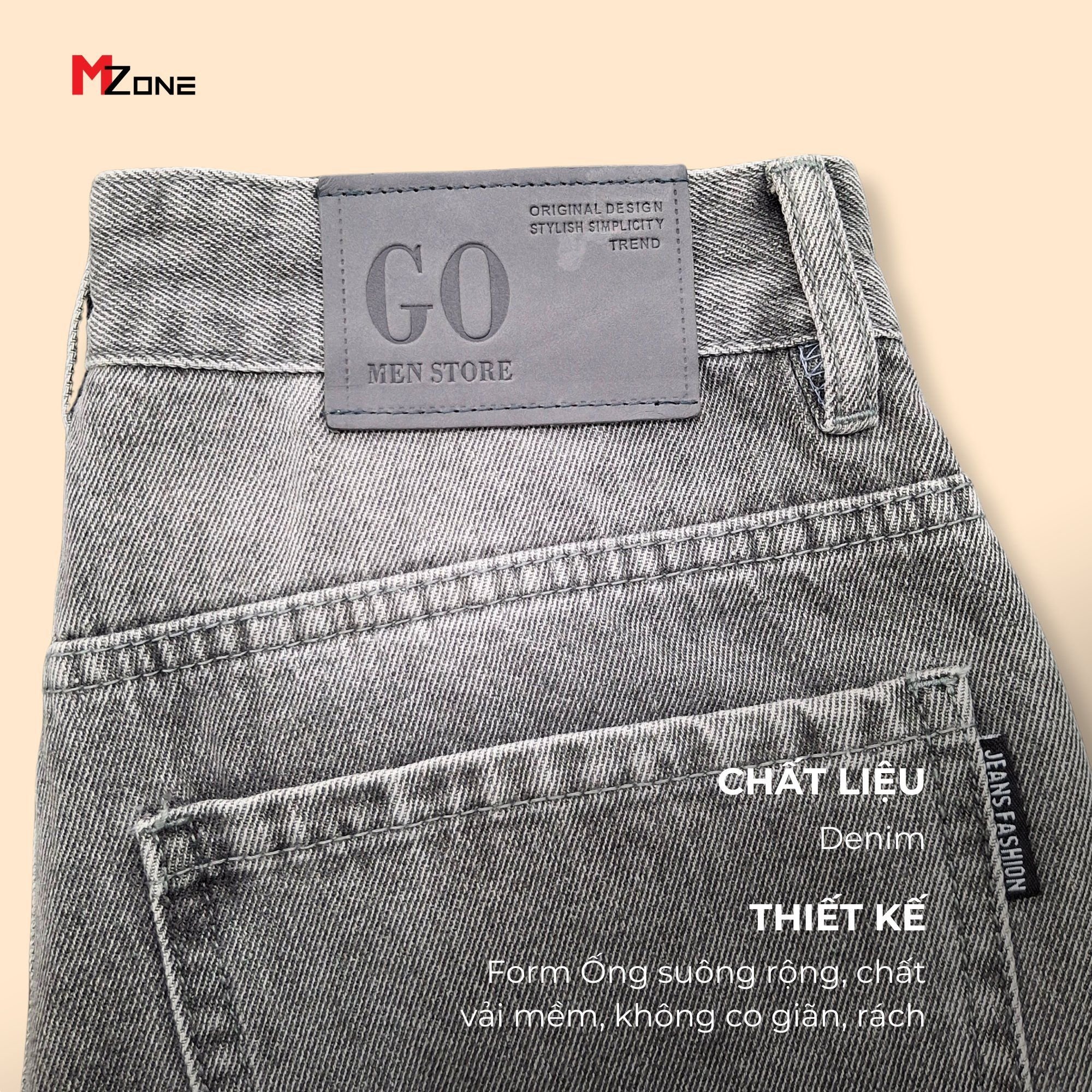  Quần Jeans Ống Rộng - V007 