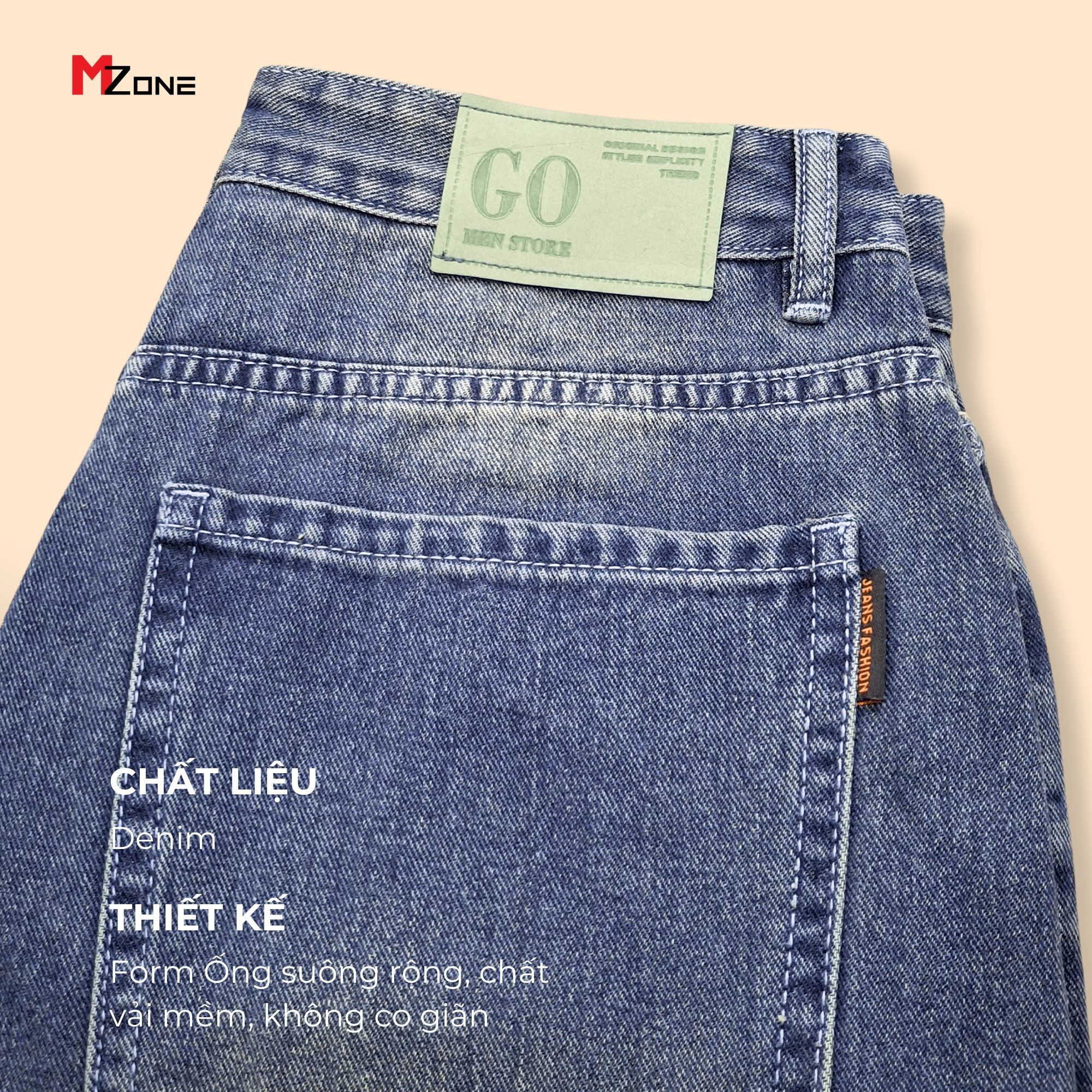  Quần Jeans Ống Rộng - V006 