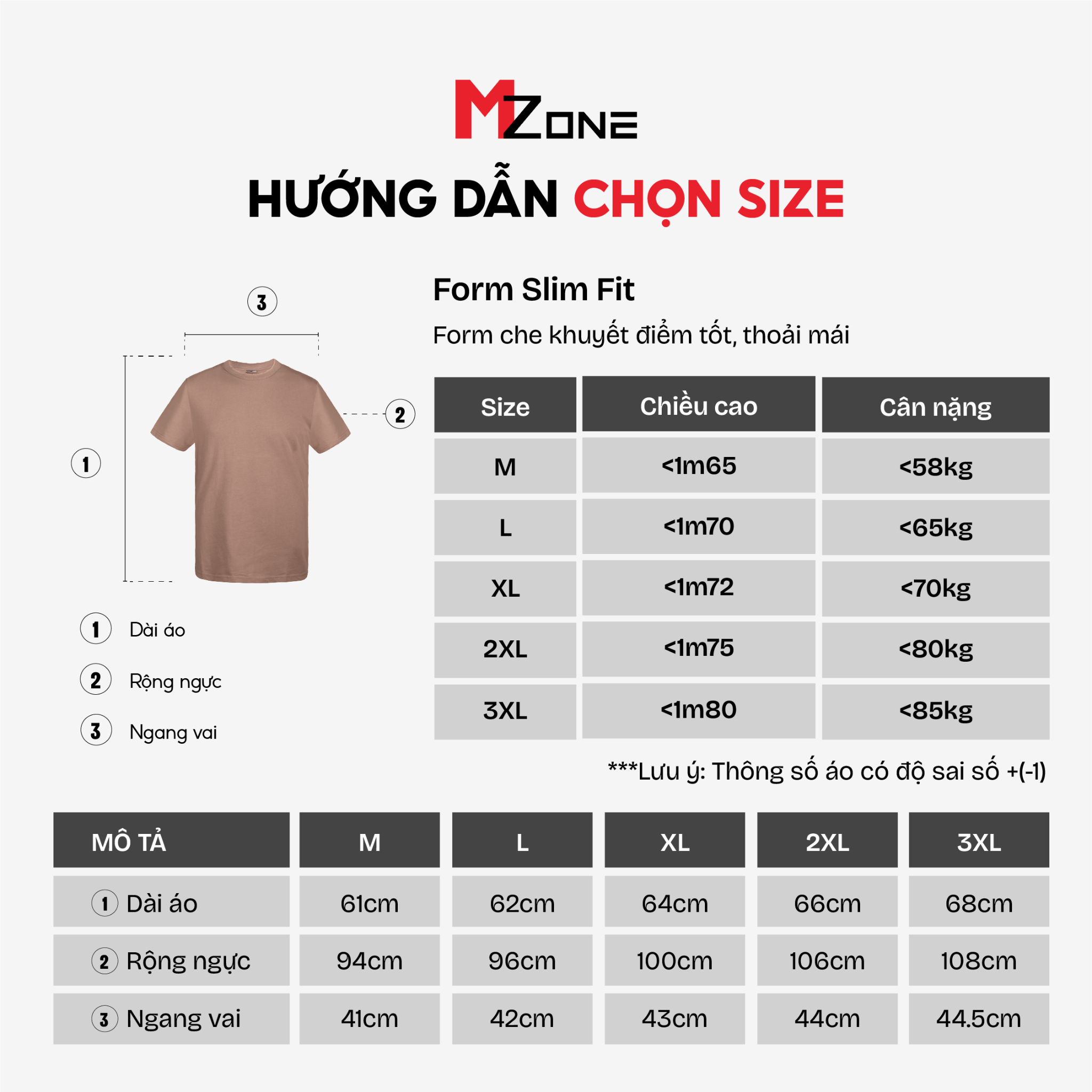  Áo Thun Regularfit Trơn - 2037 