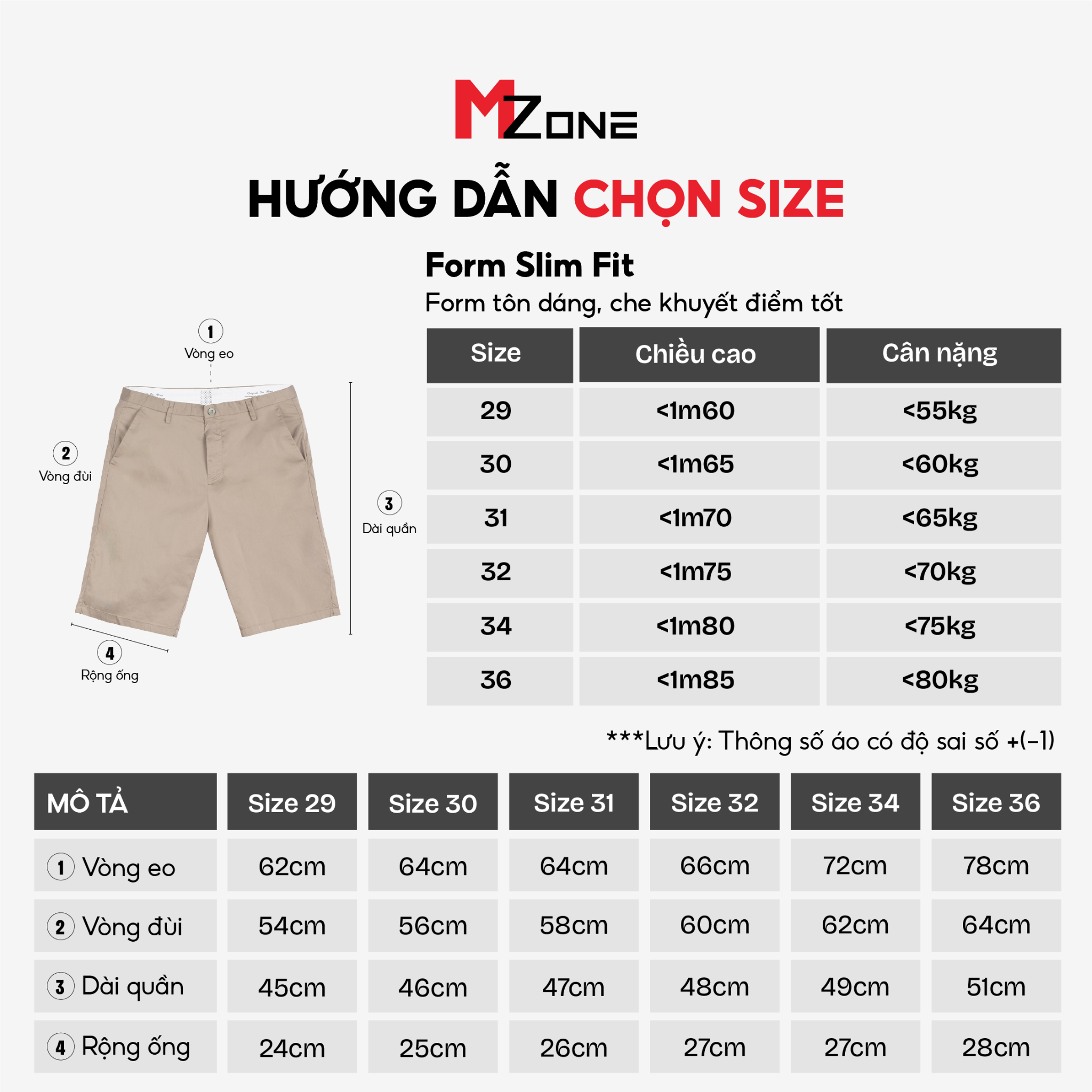  Quần Kaki Short - 2313 - P32 