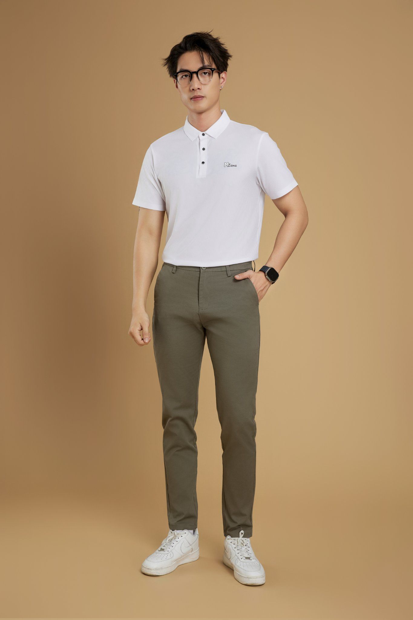  ÁO POLO SLIMFIT IN LOGO - MZ001 