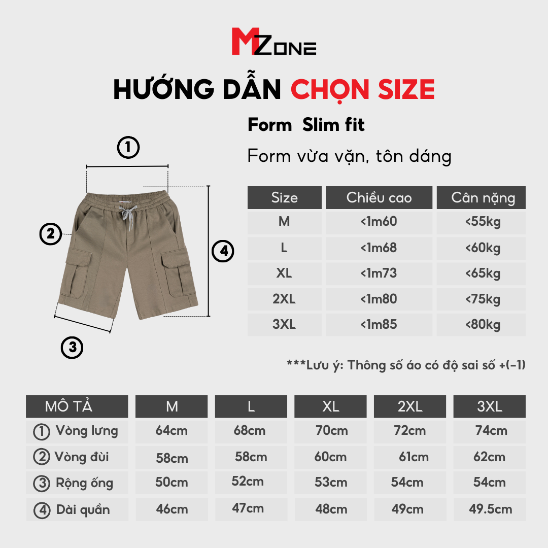  Quần Kaki Short  - MT004 