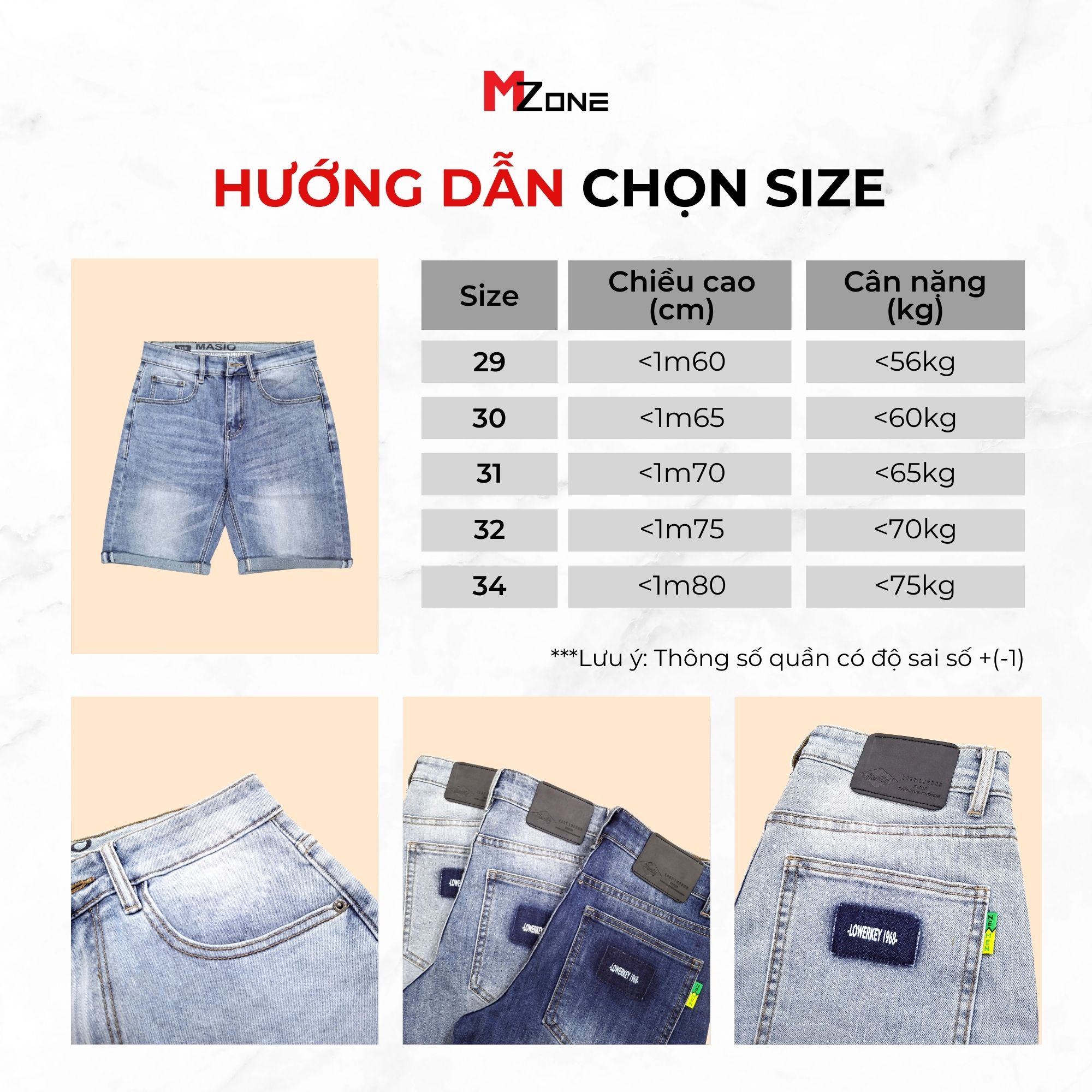  Quần Jeans Short - 2032-4 