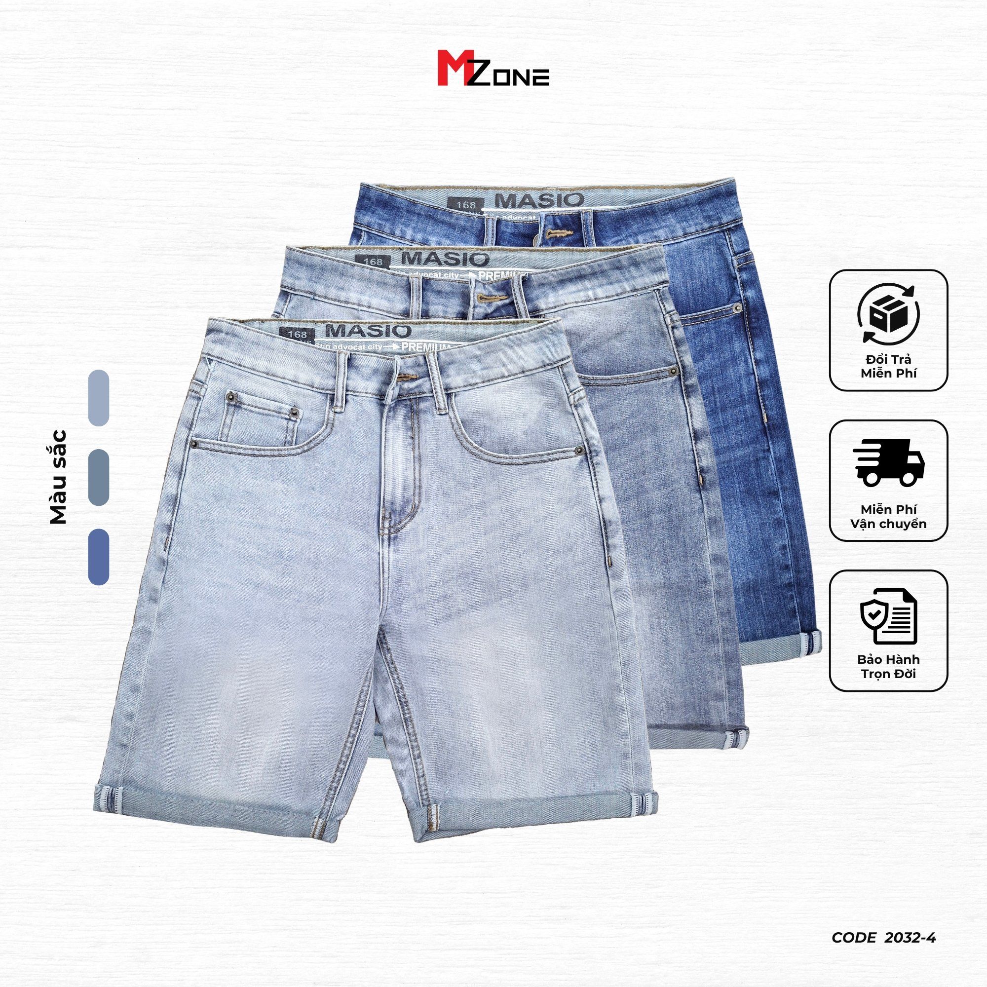  Quần Jeans Short - 2032-4 