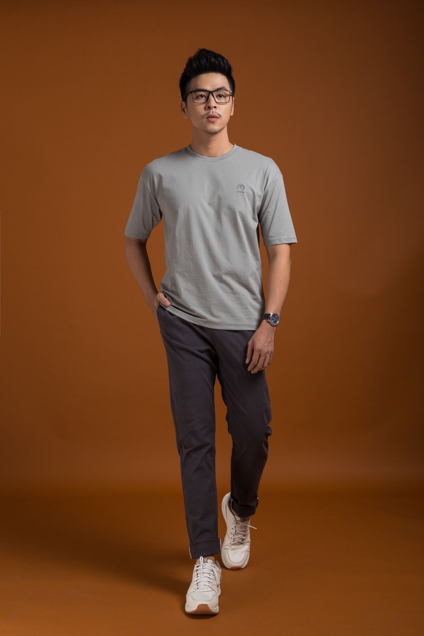  Áo Thun Regular Thêu Logo - T9062 