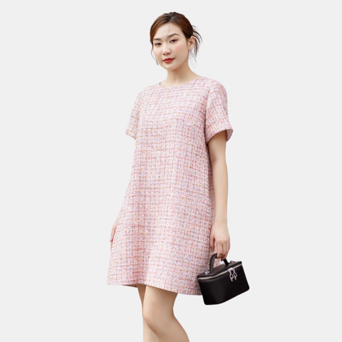 Túi hộp xách tay đeo chéo nữ tính trơn