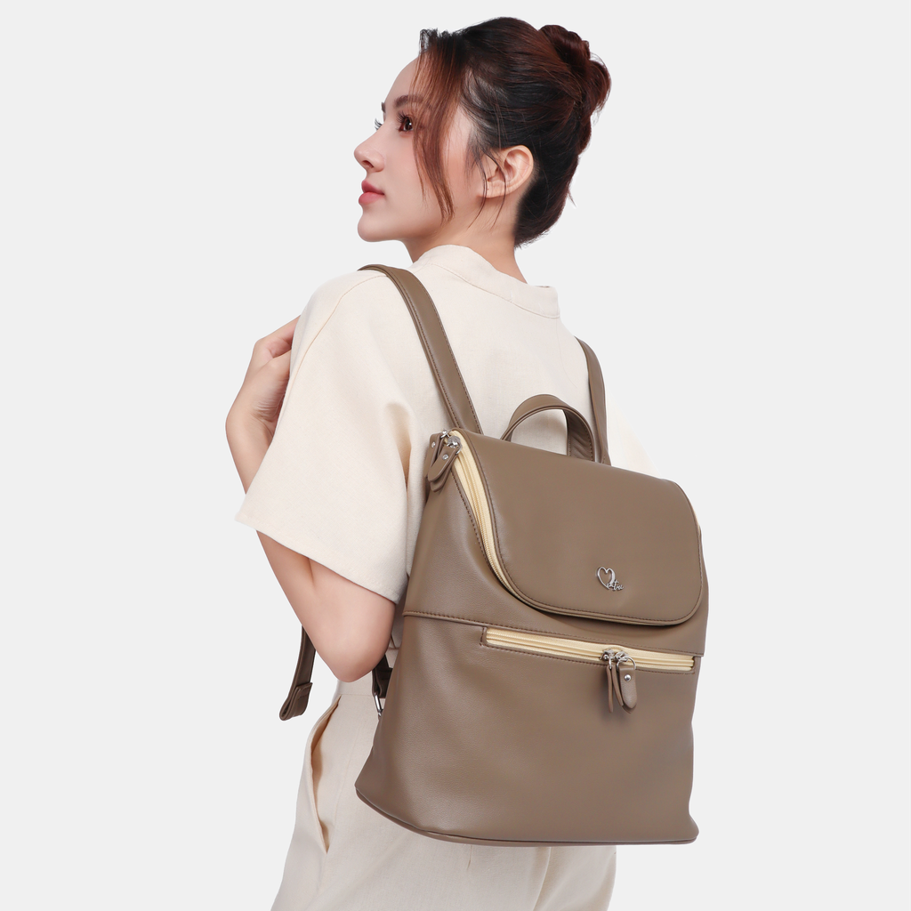 Balo PU kháng nước IVY  (Giảm còn 639K, Tặng tới 1,7Tr+ - áp Mã & chọn Quà tại bước Thanh toán)