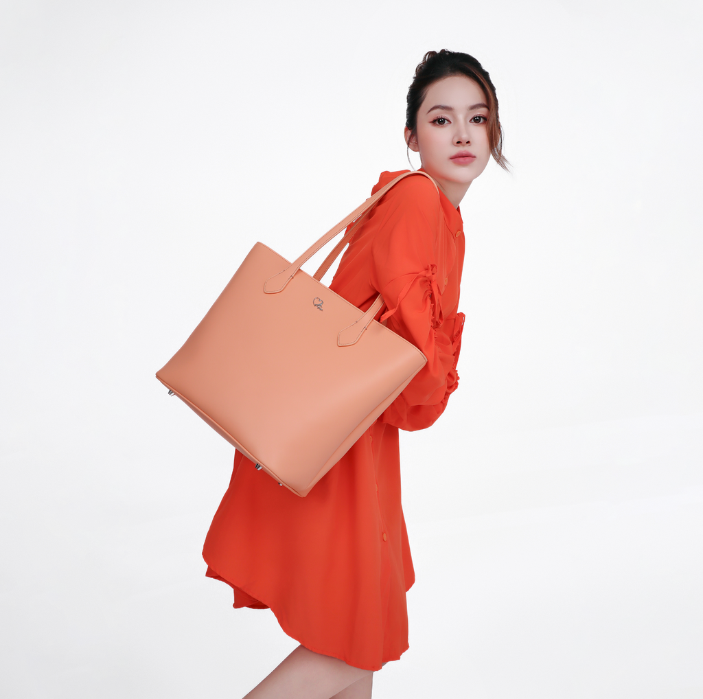 Túi Tote đựng cả thế giới PU kháng nước HELEN