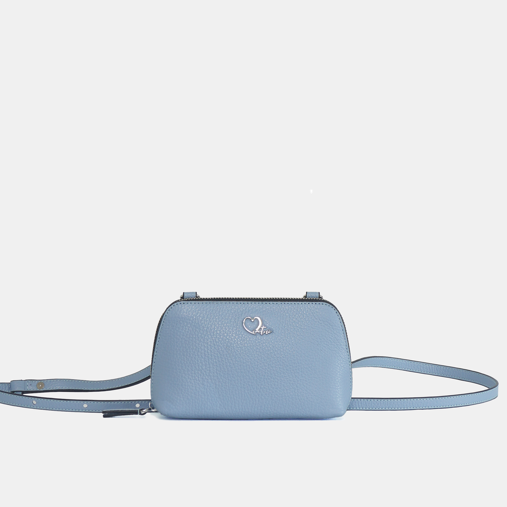 Túi da thật thời thượng đeo chéo LISA