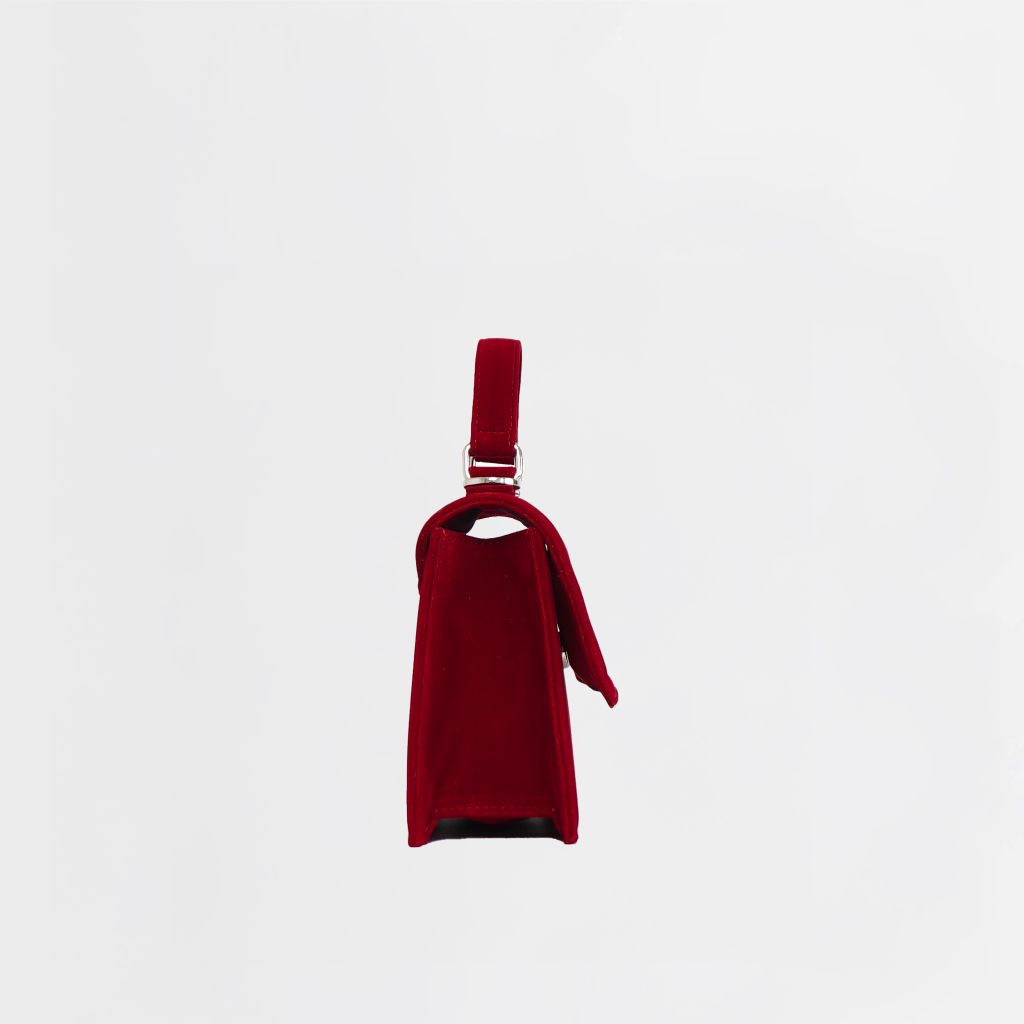 Túi cầm tay VELVET đáy rộng CLAUDIA