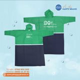  ÁO MƯA BÍT HÔNG VẢI NHỰA BH01 