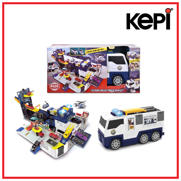 Play Set Truck Folding Police DT