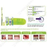  Orthodontic - Bộ chăm sóc răng miệng mini dành cho người chỉnh nha - (Bàn chải đánh răng, kem đánh răng 15ml, nước súc miệng 30ml, cây chải kẽ răng) 