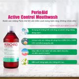  Active Control - Nước súc miệng kiểm soát nha chu, viêm quanh implant, hàng ngày có hương (không cồn) - Chai 150ml 