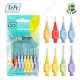  Interdental Brushes Extra Soft - Cây chải kẽ răng siêu mềm - Bịch 8 cây + 1 nắp đậy 