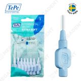  Interdental Brushes Extra Soft - Cây chải kẽ răng siêu mềm - Bịch 8 cây + 1 nắp đậy 