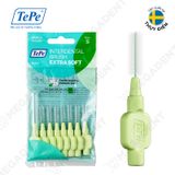  Interdental Brushes Extra Soft - Cây chải kẽ răng siêu mềm - Bịch 8 cây + 1 nắp đậy 