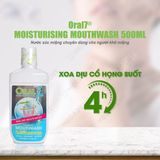  Moisturising Mouthwash - Nước súc miệng giữ ẩm tạo nước bọt nhân tạo cho người khô miệng, viêm lợi - Chai 500ml 
